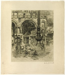 Piazza San Marco by Frank Duveneck