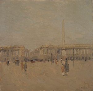 Place de la Concorde No. II by Frank Edwin Scott