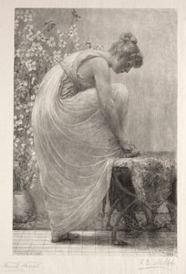 Lacing the Sandal by Frank French