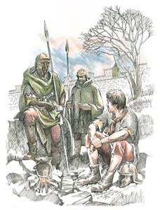 Roman soldiers by Frank Gardiner