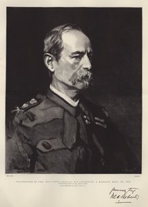 Celebrities of the Day, Lieutenant-General Sir Frederick S Roberts, Baronet, VC, GCB by Frank Holl