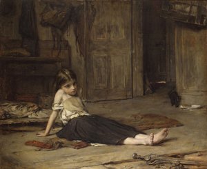 Girl by the Fireside, 1867