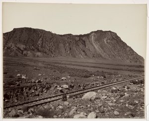 Cinnabar Mountain, Devil Slide by Frank Jay Haynes