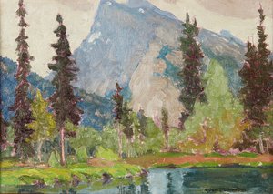 Banff, Alberta by Frank Johnston