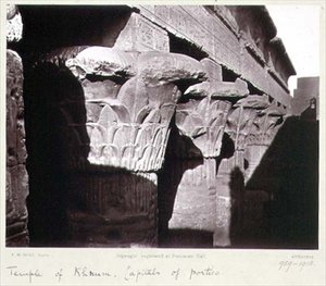 The Capitals of the Portico, Temple of Khnum, Esna by Frank Mason Good