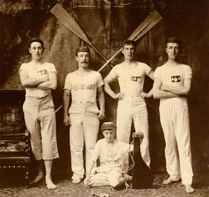 Whitby Friendship Rowing Club Crew, Whitby, England. 1901