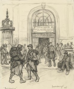 Permissionaires, 1917 by Frank Milton Armington