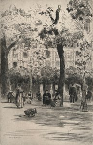 Place des Vosges, 1915 by Frank Milton Armington