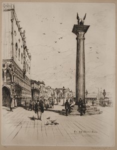Riva Schiavone, Venice by Frank Milton Armington