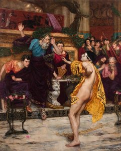 The Greek Runner Ladas Falling Dead as He Goes to Receive His Crown at Olympia by Frank Moss Bennett