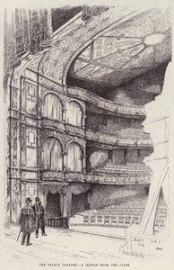 Interior of the Palace Theatre, London