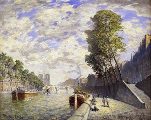 The Quai des Grands-Augustine, Paris