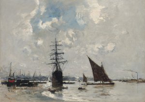 Ships on the Thames