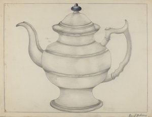 Pewter Teapot by Frank Nelson