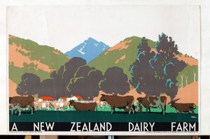A New Zealand Dairy Farm, from the series 
