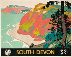 Poster advertising South Devon