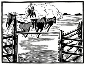 Cowboy by Frank Redlinger