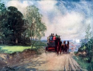 In the Rochester Coach by Frank Reynolds