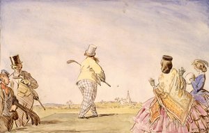 Golf - Progress No. 1 by Frank Reynolds