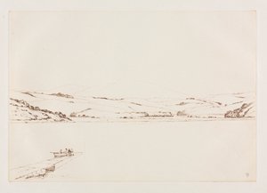 Screel Hill and Urr Water from Kypford by Frank Short