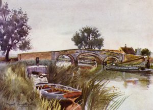 Norfolk Broads: Acle Bridge by Frank Southgate
