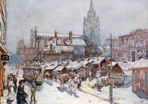 Norwich Market Place by Frank Southgate