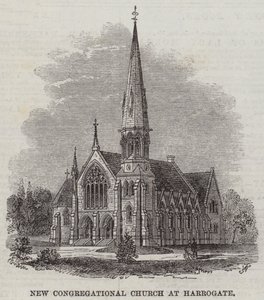 New Congregational Church at Harrogate by Frank Watkins