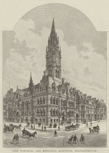 New Townhall and Municipal Buildings, Middlesbrough by Frank Watkins