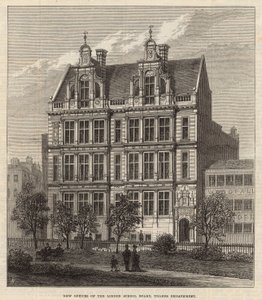 New offices of the London School Board, Thames Embankment by Frank Watkins