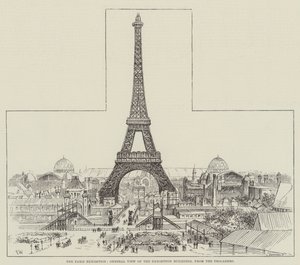 The Paris Exhibition, General View of the Exhibition Buildings, from the Trocadero