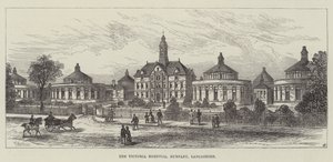 The Victoria Hospital, Burnley, Lancashire by Frank Watkins