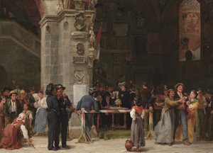 Drawing for military service - modern Italy