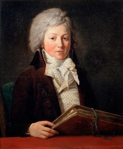 Portrait of a Young Man holding a Folder with Drawings, 1791