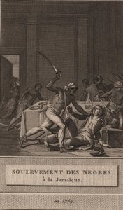 Uprising of the Black Slaves in Jamaica in 1760 by François Anne David
