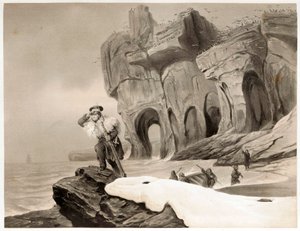 Bear Island from Voyages en Scandinavie, en Laponie, au Spitzberg et aux Feroe by François Auguste Biard