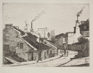 Country Street in Alouette by François Bonvin