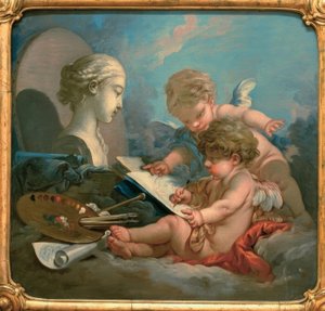Allegory of Painting by François Boucher