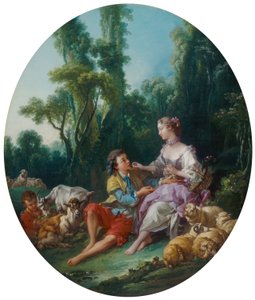 Are They Thinking about the Grape? by François Boucher