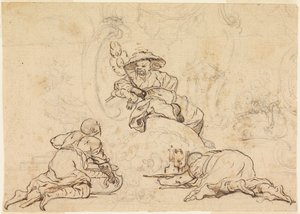 Designs for Chinoiserie Ornament by François Boucher