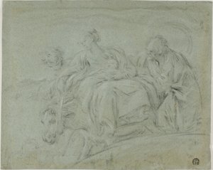 Flight into Egypt by François Boucher