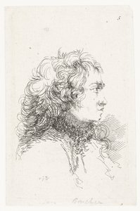 Head of a Young Man by François Boucher
