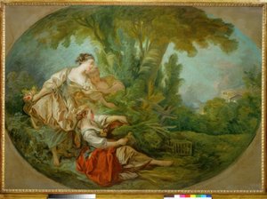 The Decoy, or The Bird Caught in the Nets by François Boucher