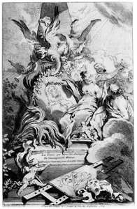 Les Graces au Tombeau de Watteau, c1720-1770