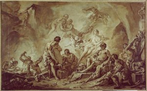The Forges of Vulcan by François Boucher