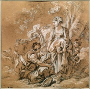 Peasant Woman and Her Children