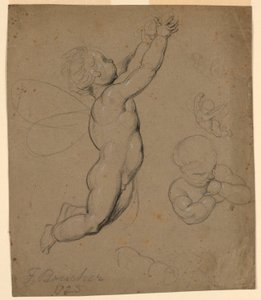 Studies of Putti by François Boucher