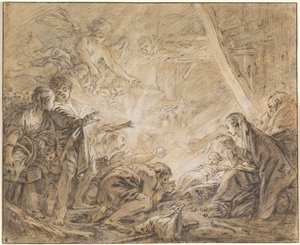 The Adoration of the Shepherds by François Boucher