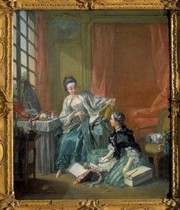 The Fashion Merchant by François Boucher