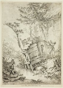 The Laundress by François Boucher