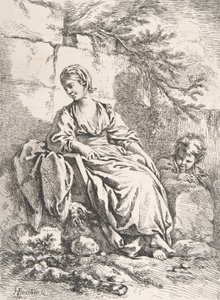 The Young Girl Resting, 1756 by François Boucher